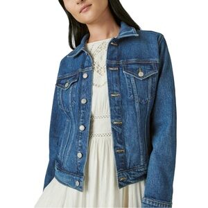 Lucky Brand Denim Tomboy Trucker Jacket Size Small Petite